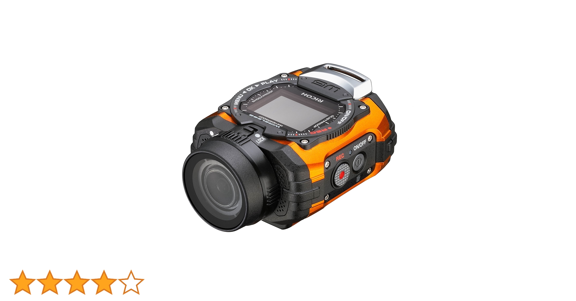 Amazon | RICOH 防水アクションカメラ WG-M1 オレンジ WG-M1 OR 08286